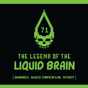 SubBrand Logo for The Legend Of The Liquid Brain - Barrel-Aged Imperial Stout, by Bull & Bush Brewery, Glendale, CO