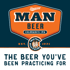 SubBrand Logo for MANBEER - The Beer You've Been Practicing For, by Bull & Bush Brewery, Glendale, CO