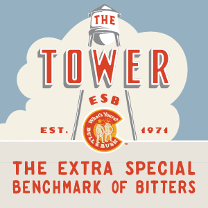 SubBrand Logo for The Tower E.S.B. - The Extra Special Benchmark of Bitters, by Bull & Bush Brewery, Glendale, CO
