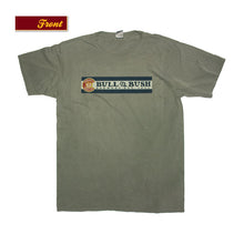 Load image into Gallery viewer, Product Image - Bull &amp; Bush Brewery Short Sleeve T-Shirt with Colorado flag theme branding screen-printed front and back
