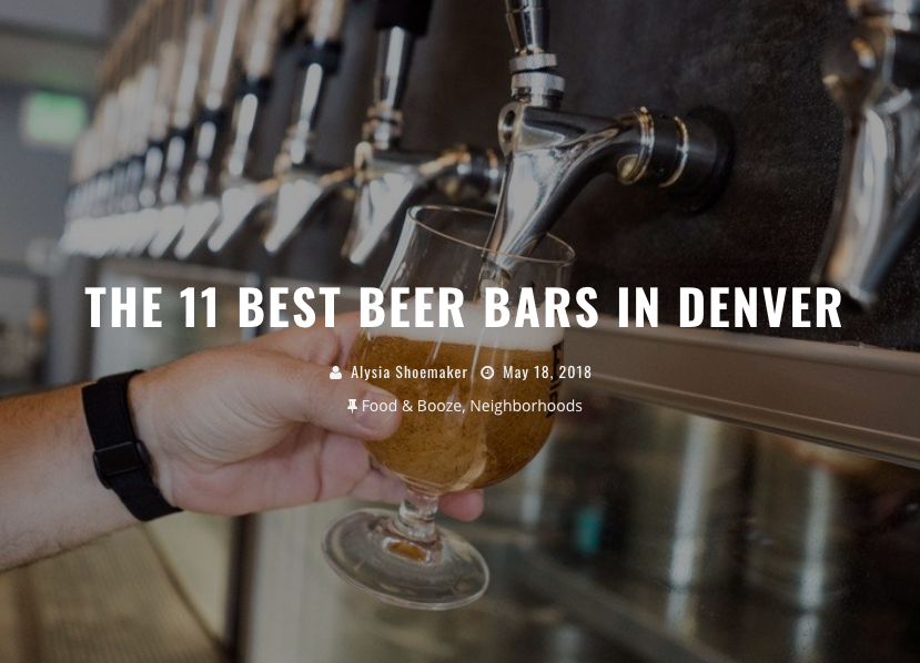 303Magazine.com  - The 11 Best Beer Bars in Denver