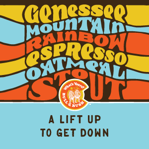 SubBrand Logo for Genessee Mountain Rainbow Espresso Oatmeal Stout - A Lift Up, To Get Down, by Bull & Bush Brewery, Glendale, CO
