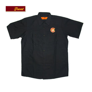 Product Image - Bull & Bush Brewery shot sleeved button down "work shirt"