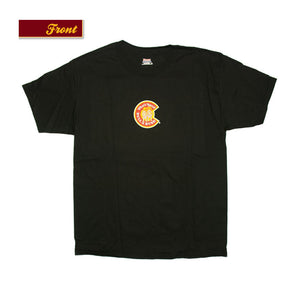 Product Image - Bull & Bush Brewery Short Sleeve T-Shirt with "C" logo screen-printed on front and back