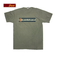 Product Image - Bull & Bush Brewery Short Sleeve T-Shirt with Colorado flag theme branding screen-printed front and back